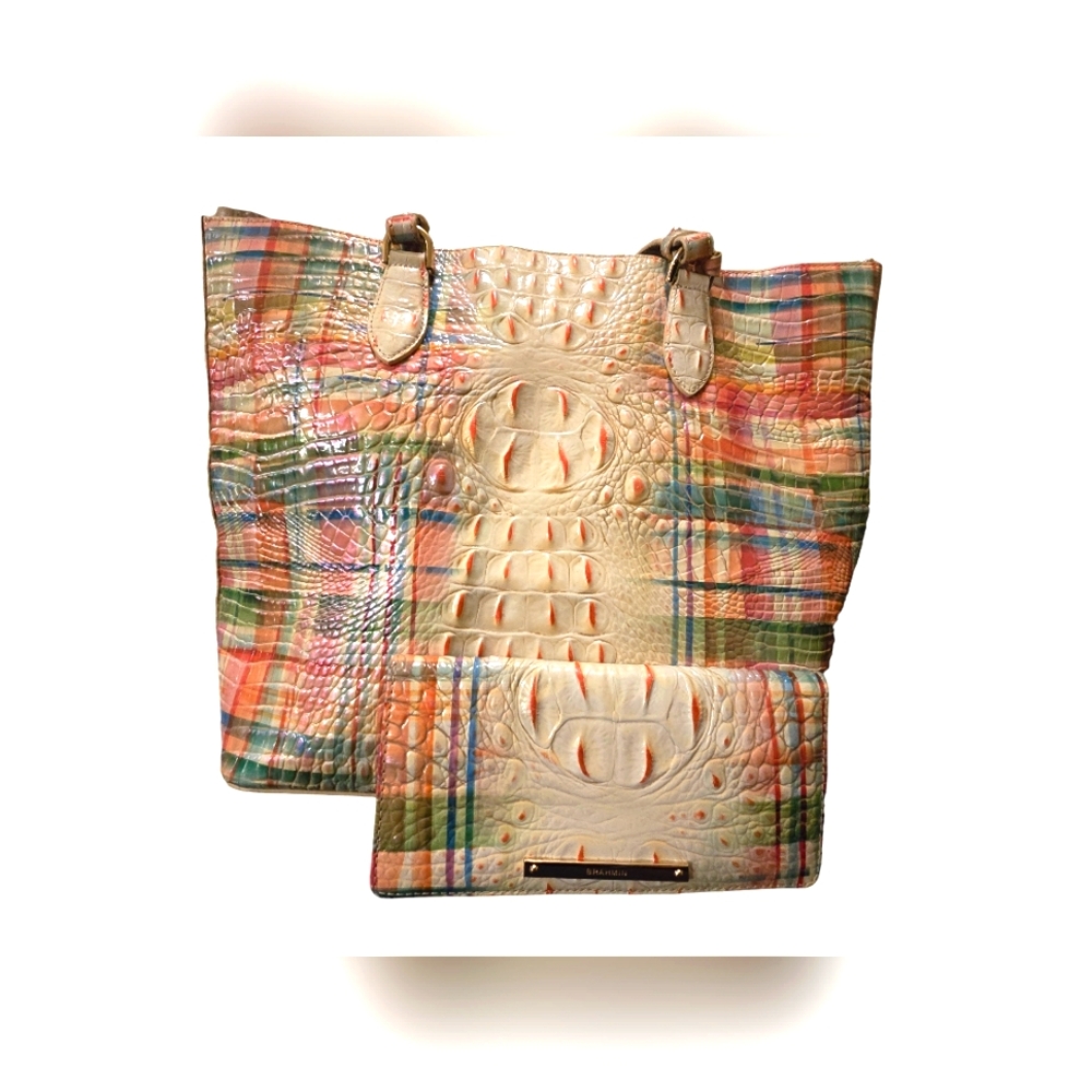 COPY - Brahmin Fiora Sweet Tea Ombre Melbourne With Wallet